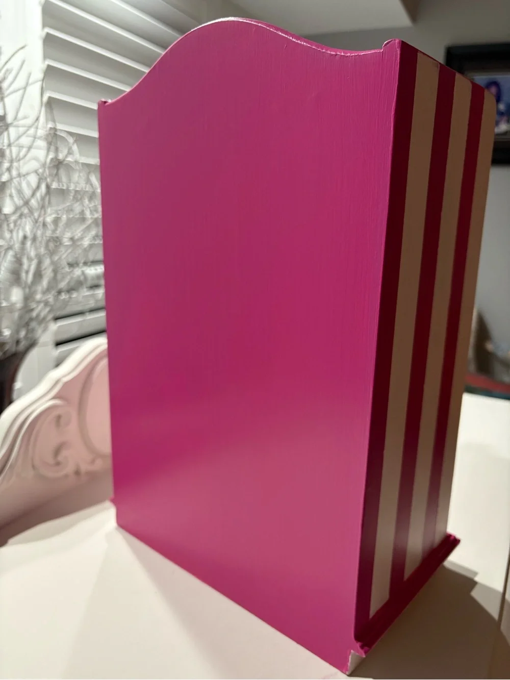 Hand-Painted Pink Whimsical Jewelry Box – 3 Drawer – One of a Kind